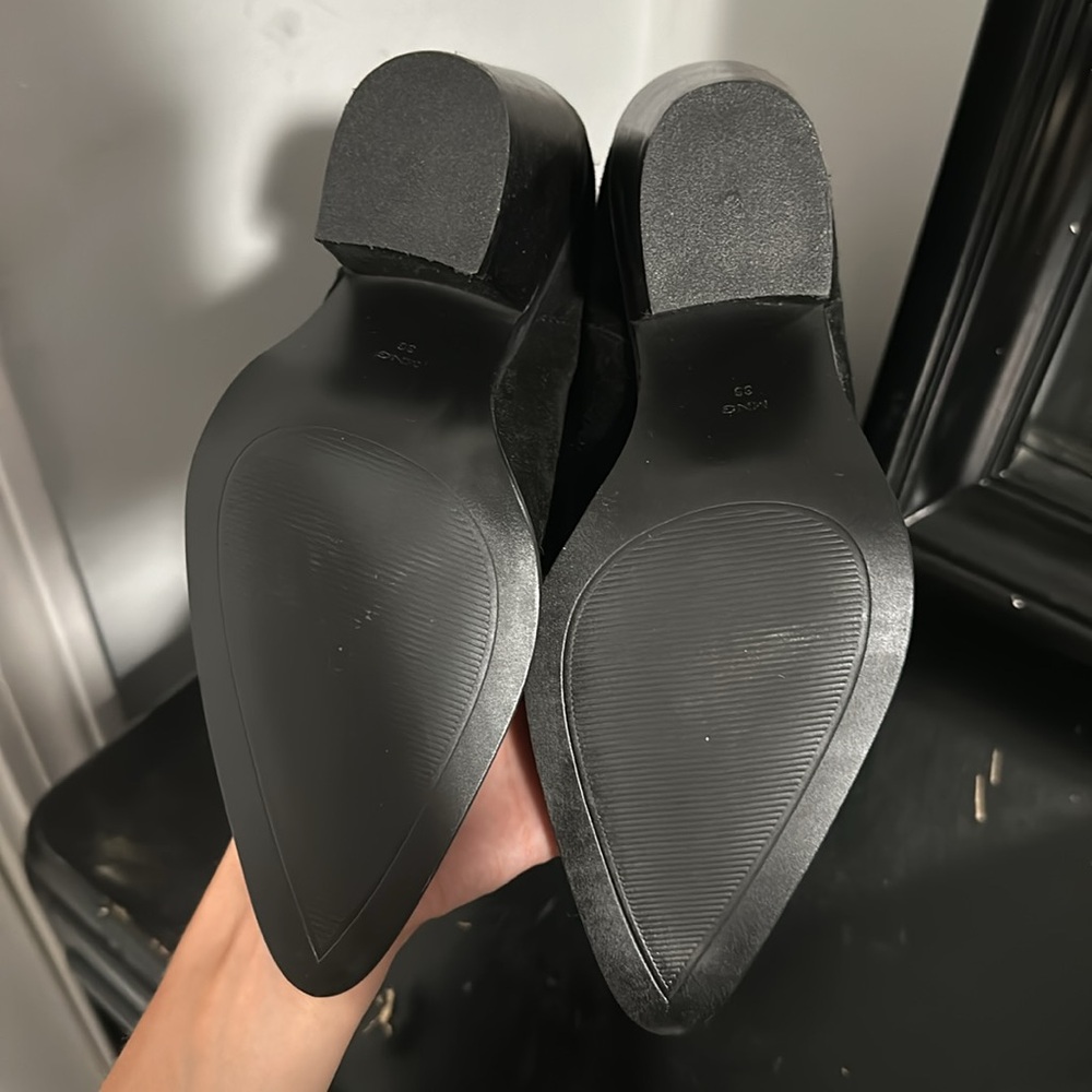 MANGO Black Cowgirl Boots - Picture 7 of 11
